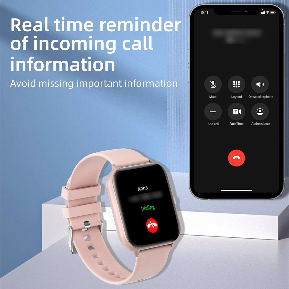 Touch Screen Bluetooth Call Smart Watch