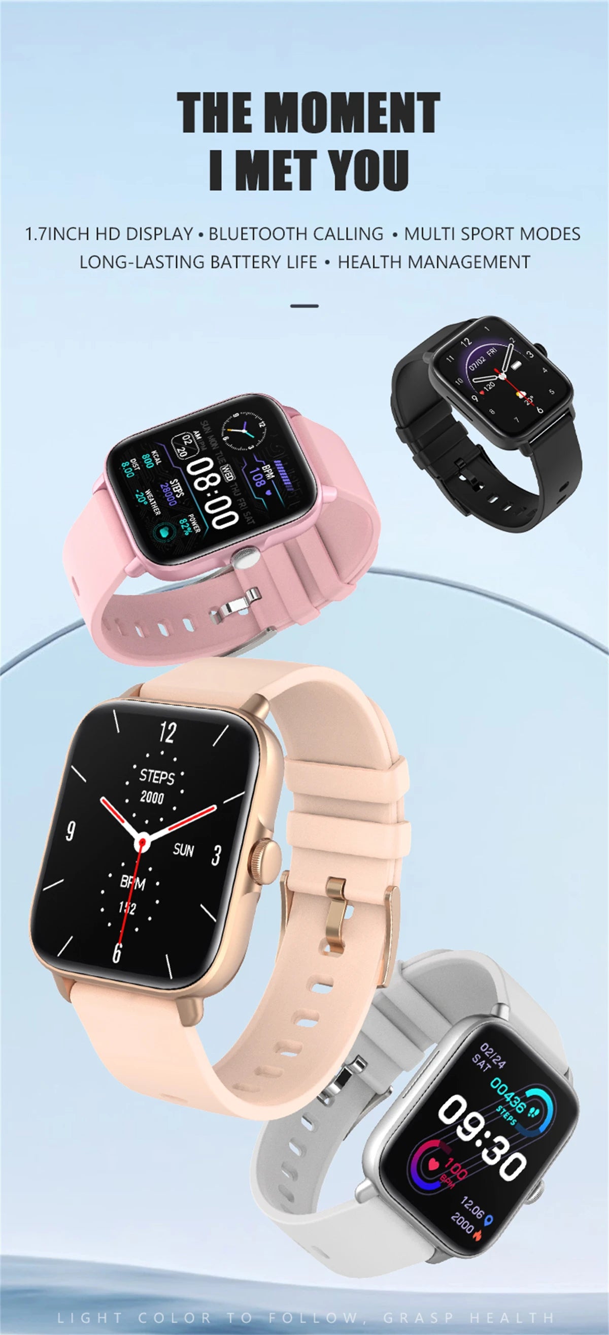 Multi Sports Modes Bracelet Smartwatch