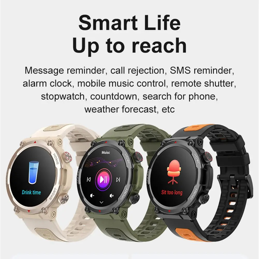 Outdoor Sports Military Smart Watch