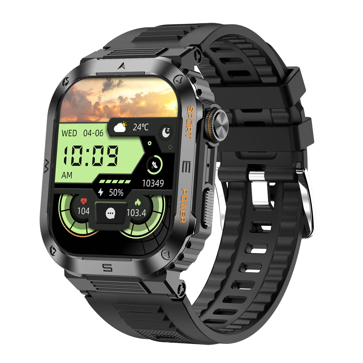 Military Outdoor Sports Smart Watch