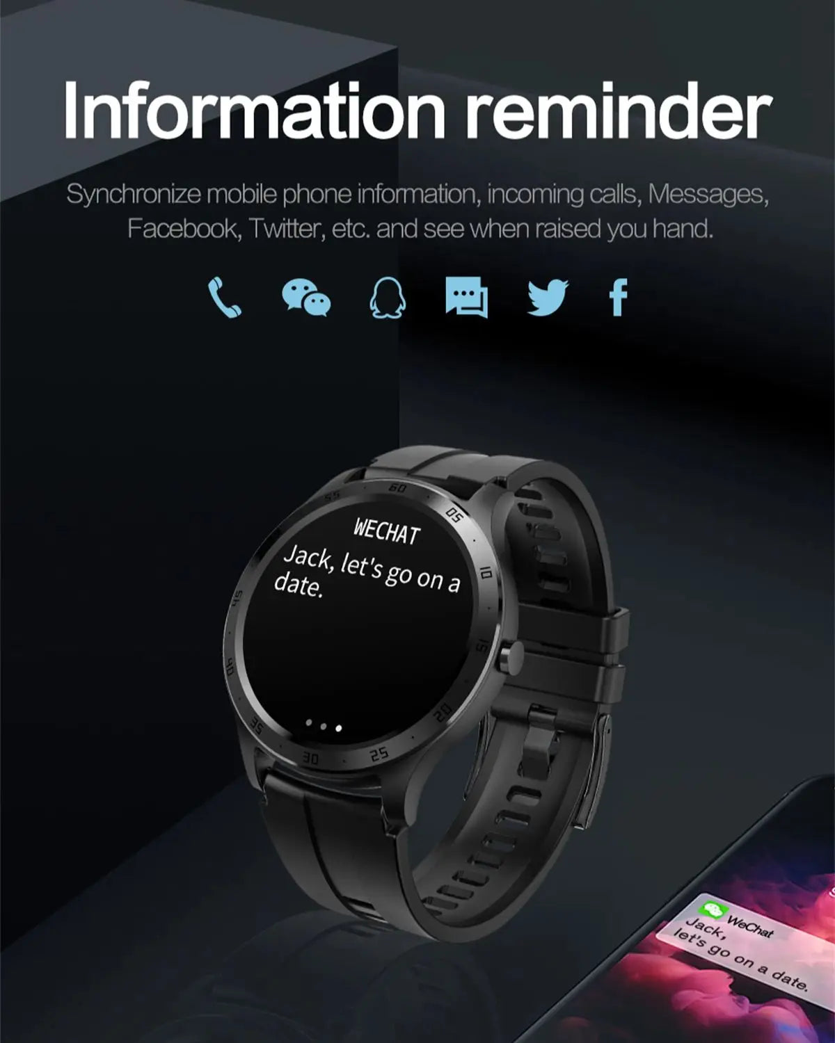 1.28 Inch Full Touch Screen Sports Smart Watch