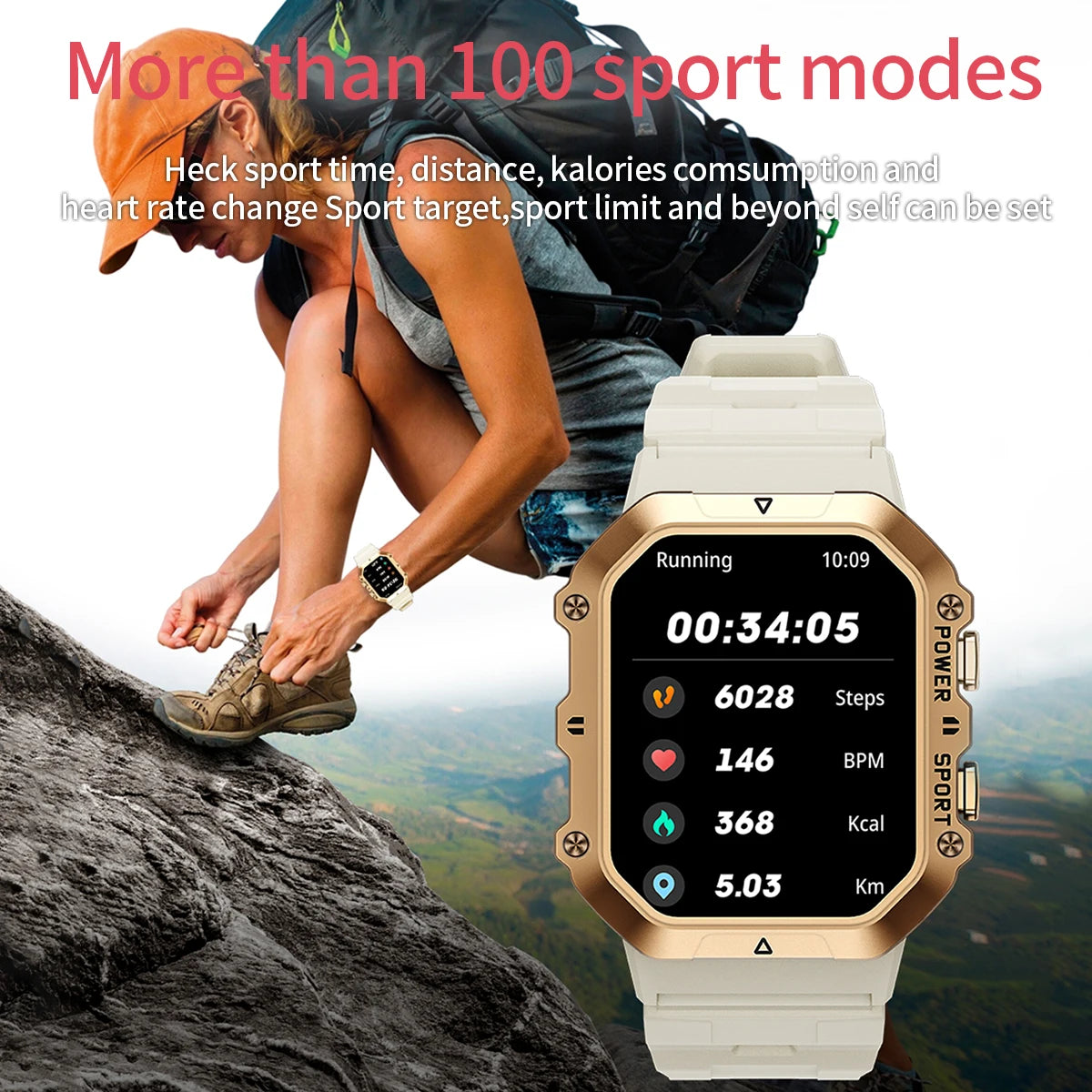 Bluetooth Call Health Monitor Smartwatch