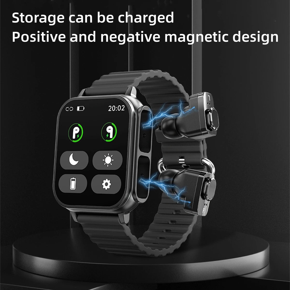 Wireless Bluetooth Earphone Sports Smart Watch