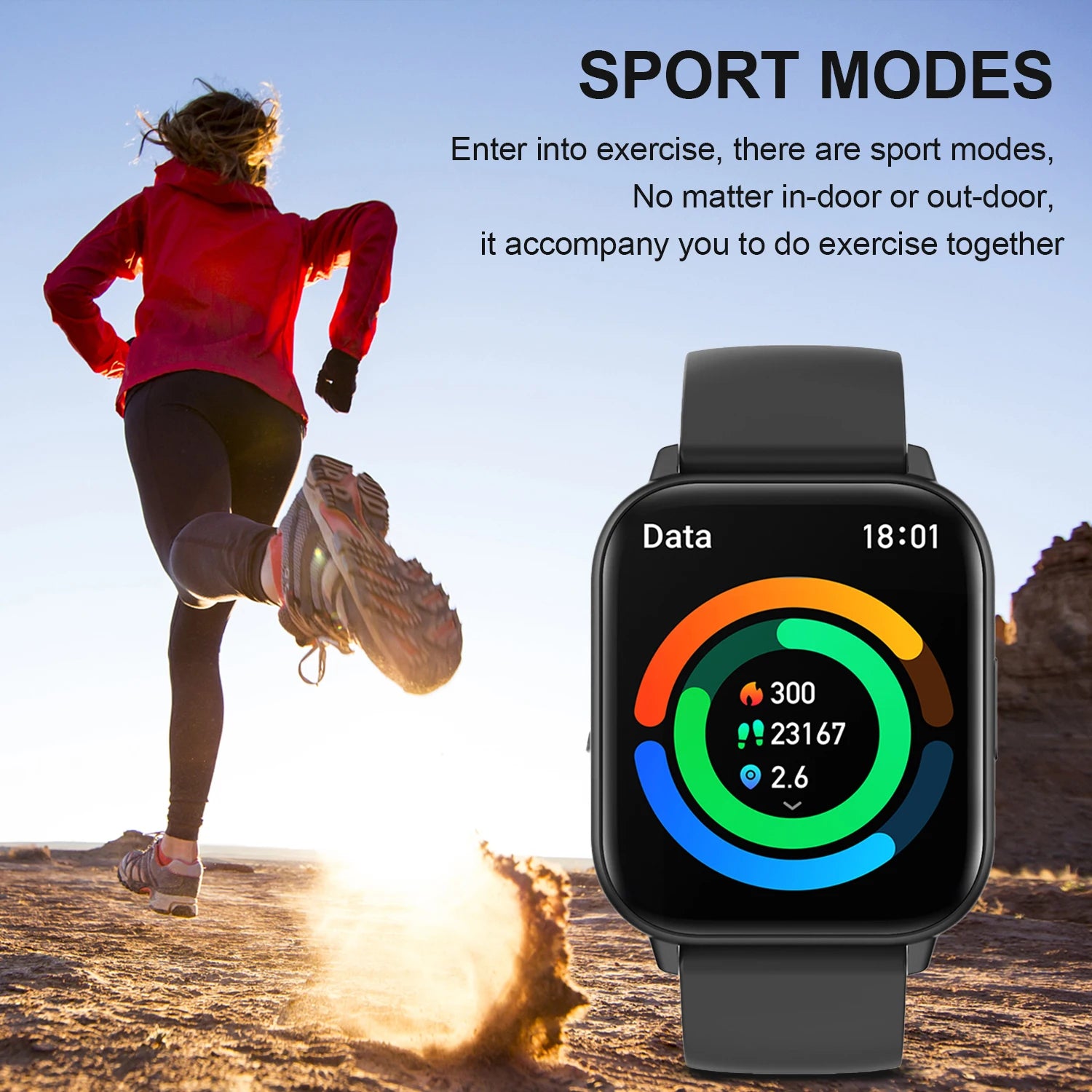 IPS Display Bluetooth Phone Call Health Monitor Smartwatch