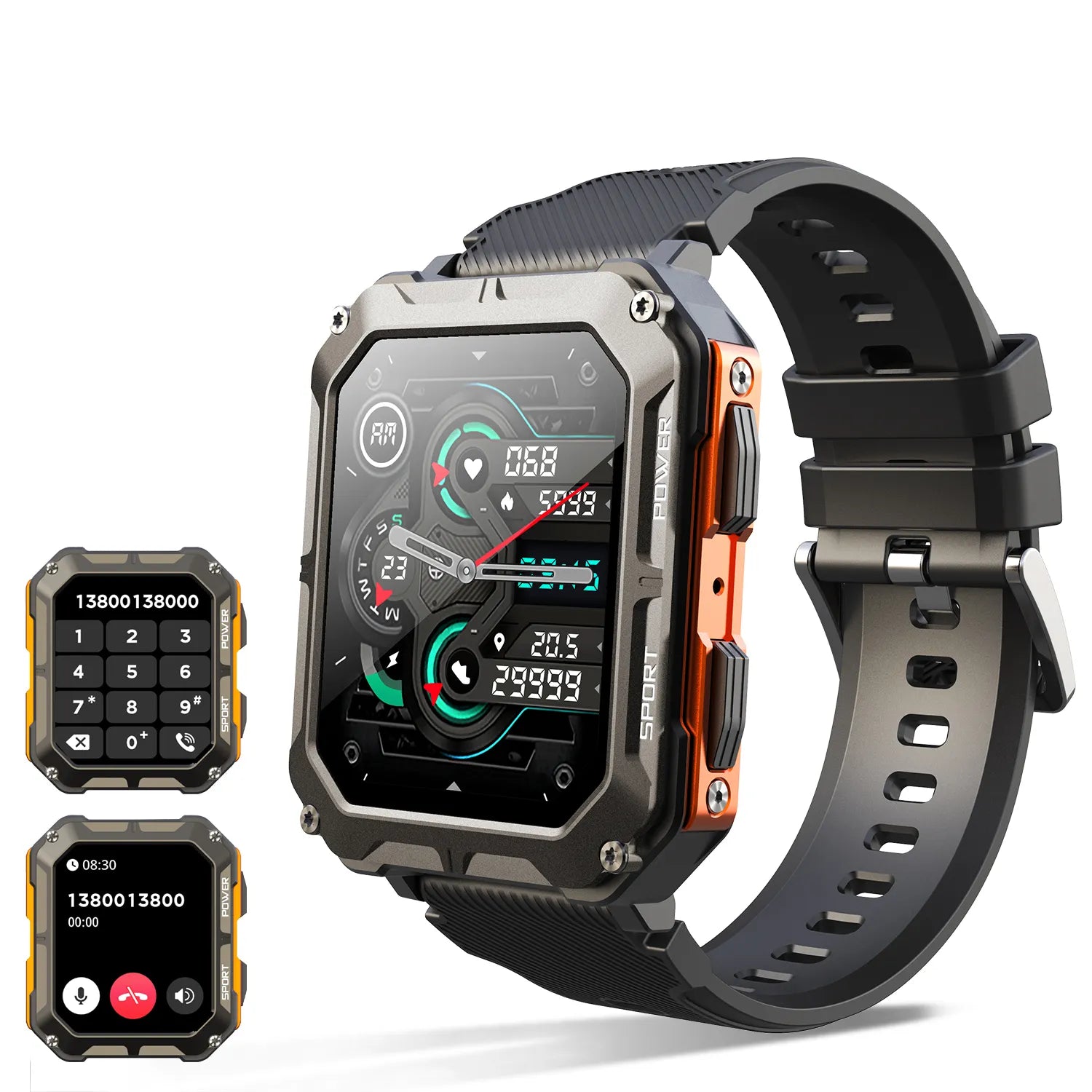 Wireless Call Waterproof Sports Wristwatch