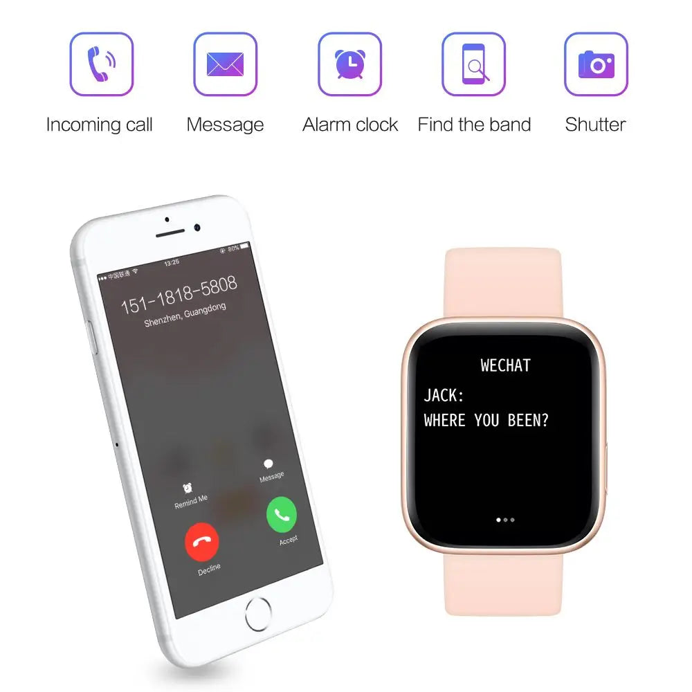 Fitness Heart Rate Monitor Bracelet Smart Watch