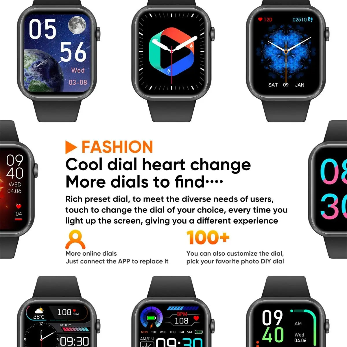 Large Screen Sports Voice Calling Smart Watch