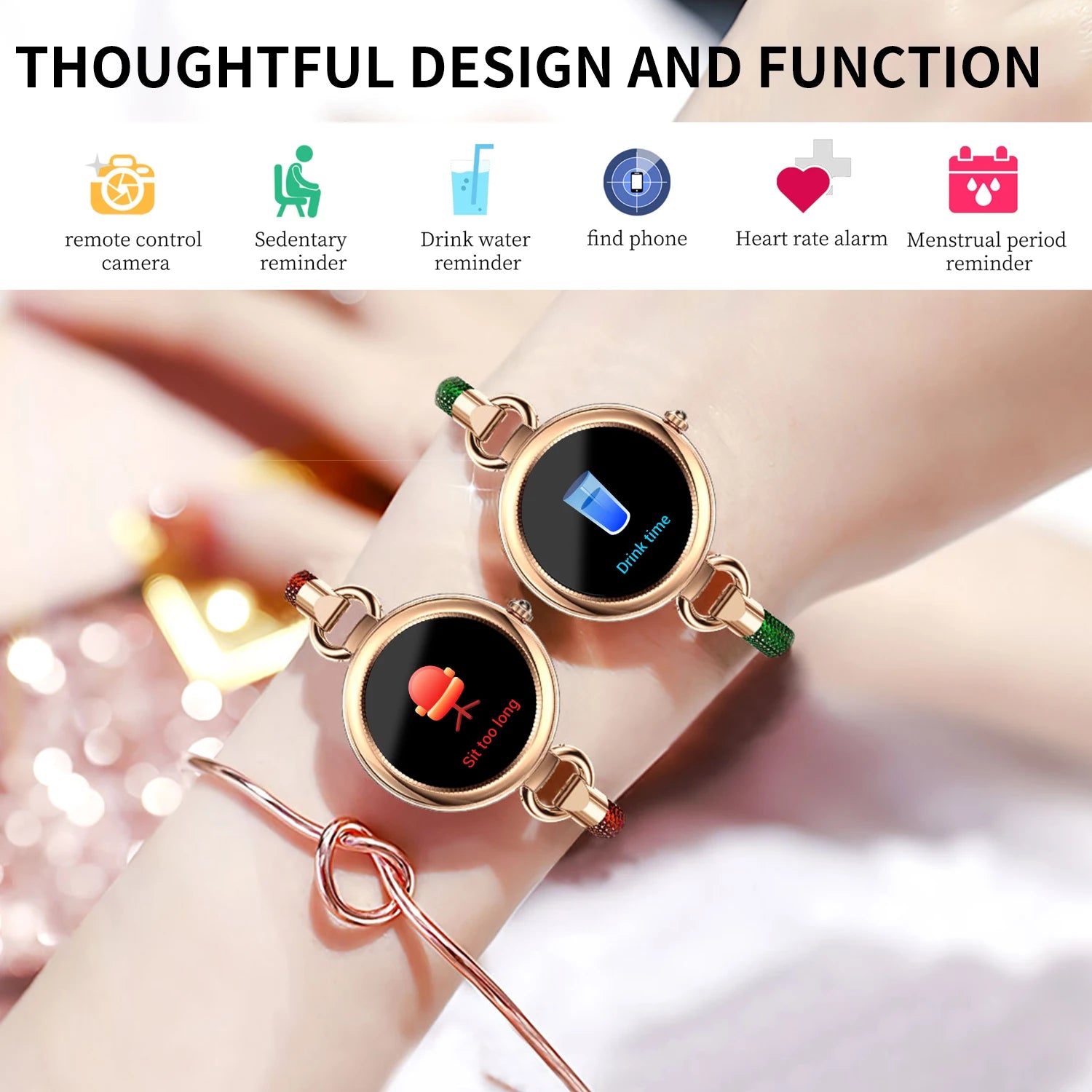 Information Reminder Touch Screen Bracelet Smartwatch